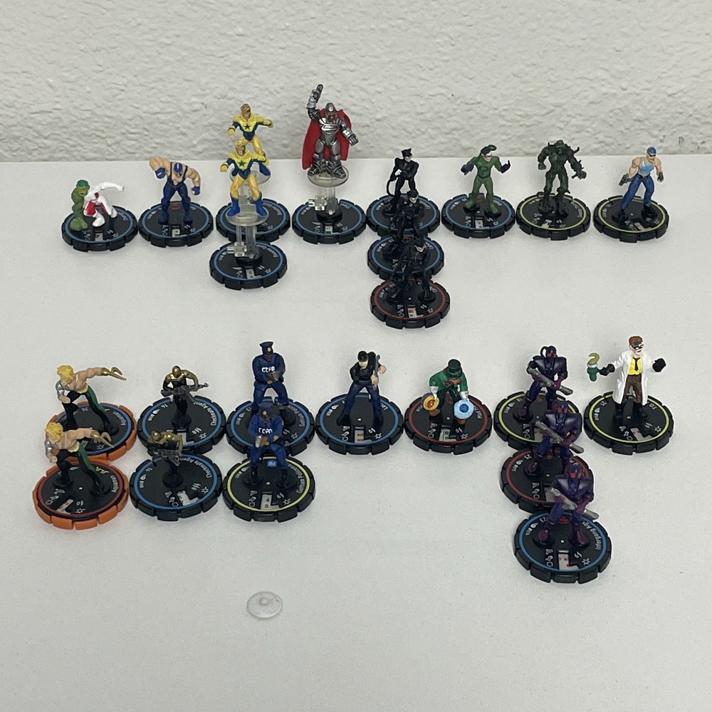 Heroclix Hypertime Lot 23 Figures DC Universe‎ Miniatures Game Pieces